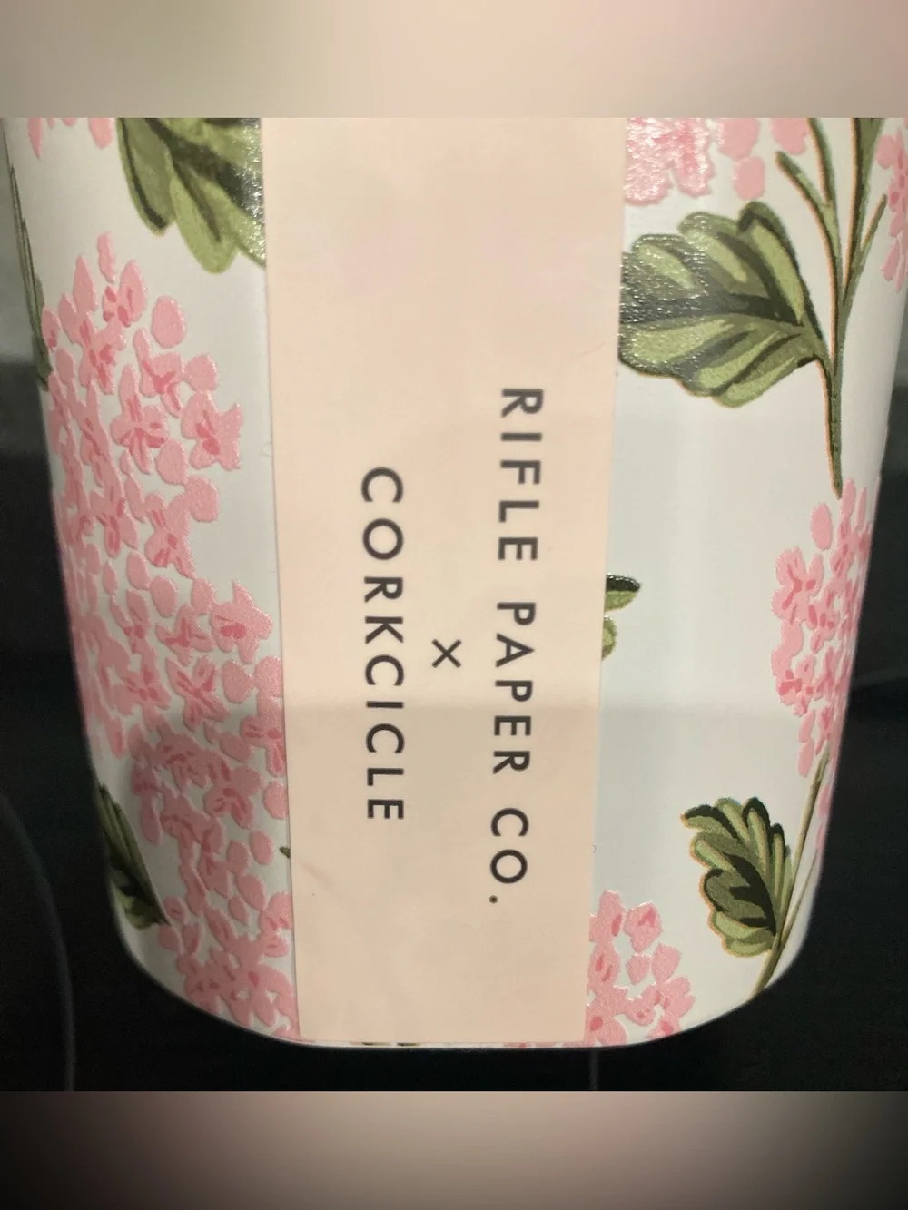 Rifle Paper Co. x Corkcicle Pink Floral Cold Cup Tumbler Ltd Edition (2)